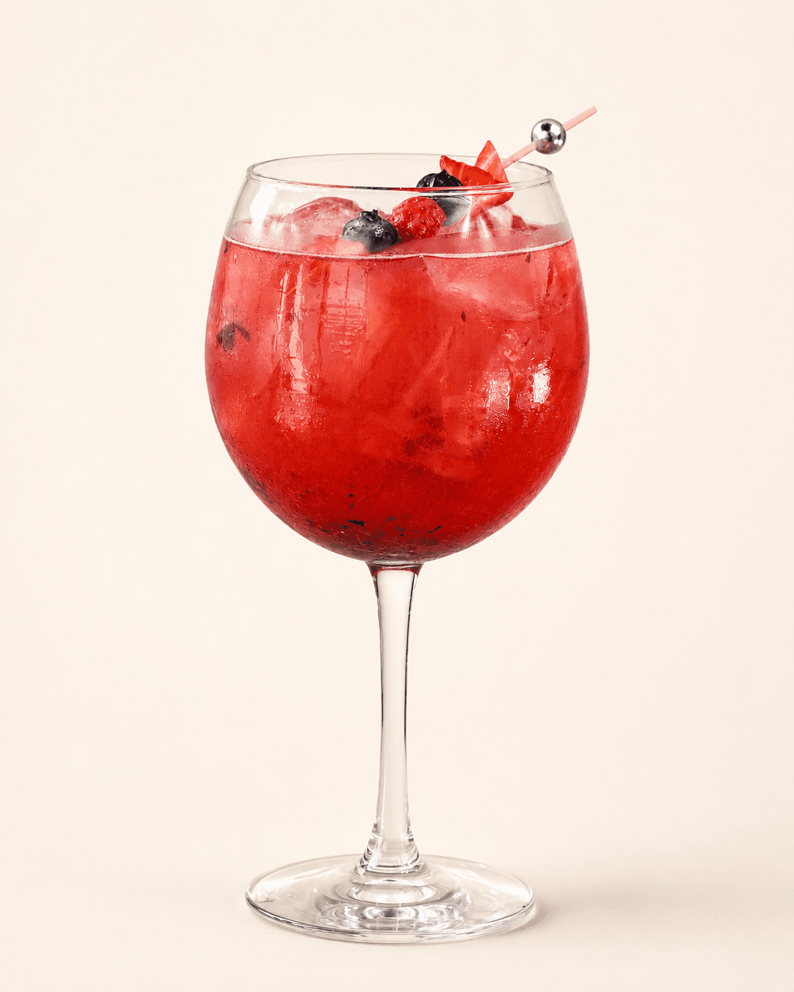 Gin de frutos rojos
